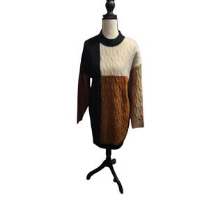 Blu Pepper Long Knit Sweater Tunic Soft Stretchy Leggings Top Size Small NWT